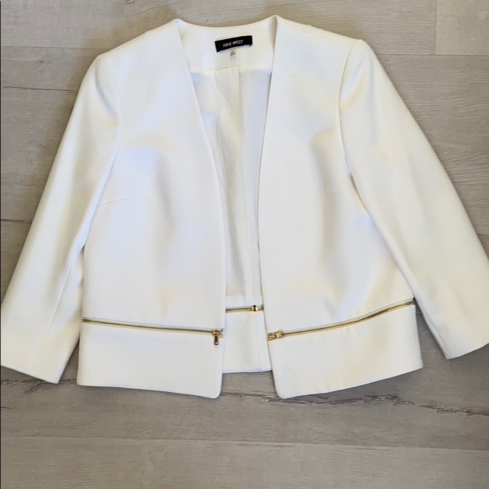 Nine West White Coat